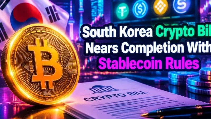 South Korea Crypto Bill Nears Completion With Exchange and Stablecoin Rules