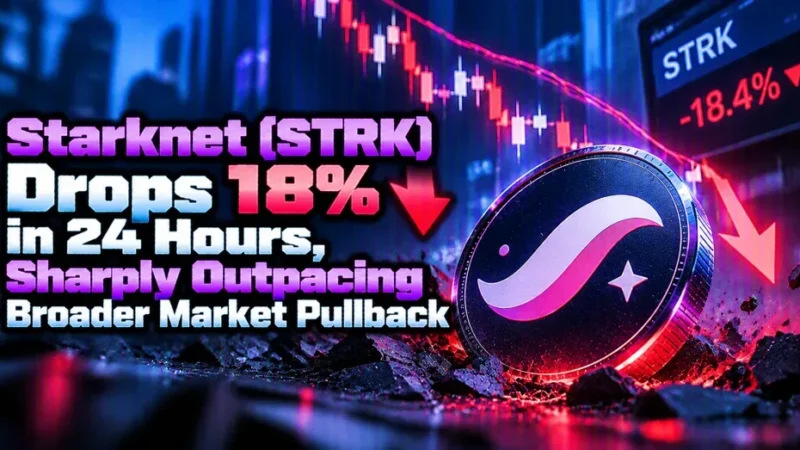 Starknet (STRK) Crashes 18% as $12M Token Unlock Looms: What’s Next?