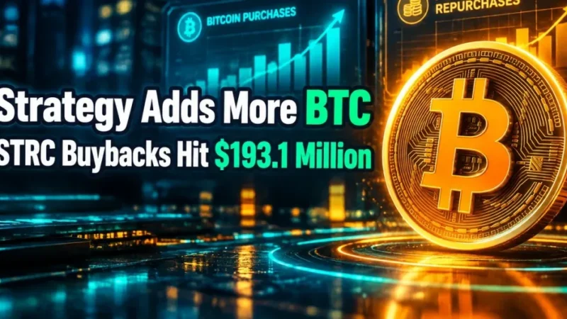 Strategy Buys 267 Bitcoin for $22.1 Million as STRC Buybacks Reach $193.1M