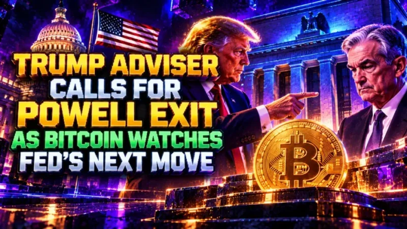 Trump Adviser Calls for Powell Exit as Bitcoin Watches Fed’s Next Move