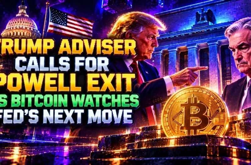 Trump Adviser Calls for Powell Exit as Bitcoin Watches Fed’s Next Move