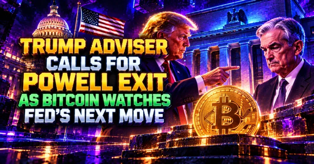 Trump Adviser Calls for Powell Exit as Bitcoin Watches Fed’s Next Move