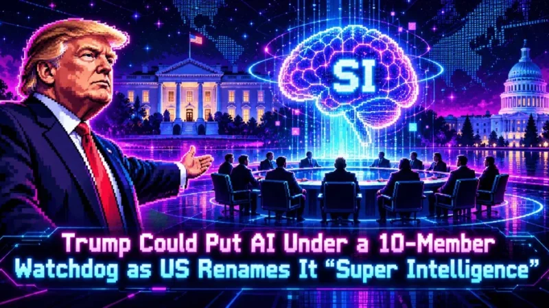 Trump Could Put AI Under a 10-Member Watchdog as US Renames It “Super Intelligence”