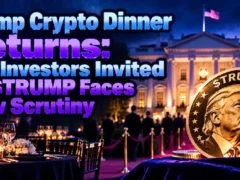 Trump Crypto Dinner Returns: 185 Investors Invited as $TRUMP Faces New Scrutiny