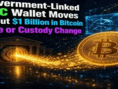 US Government Wallet Sends $1B in Bitcoin to an Unknown Wallet