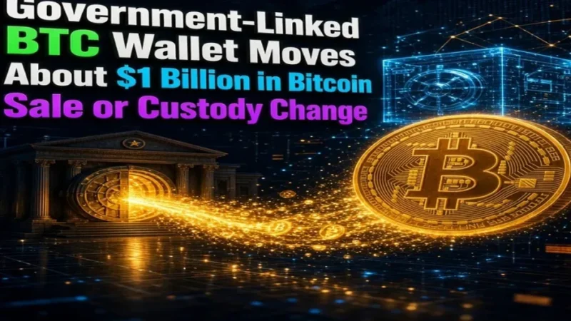 US Government Wallet Sends $1B in Bitcoin to an Unknown Wallet