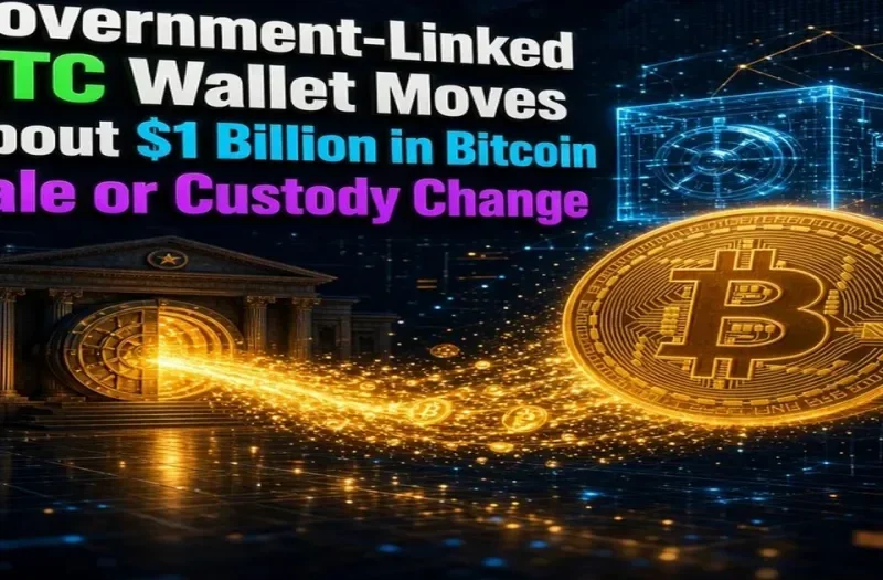 US Government Wallet Sends $1B in Bitcoin to an Unknown Wallet