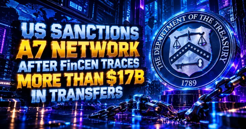 US Sanctions A7 Network After FinCEN Traces More Than $17B in Transfers