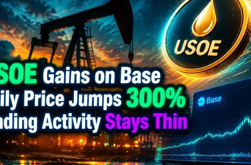 What Is USOE Crypto? The 300% Jump, Price, and Scam Risks