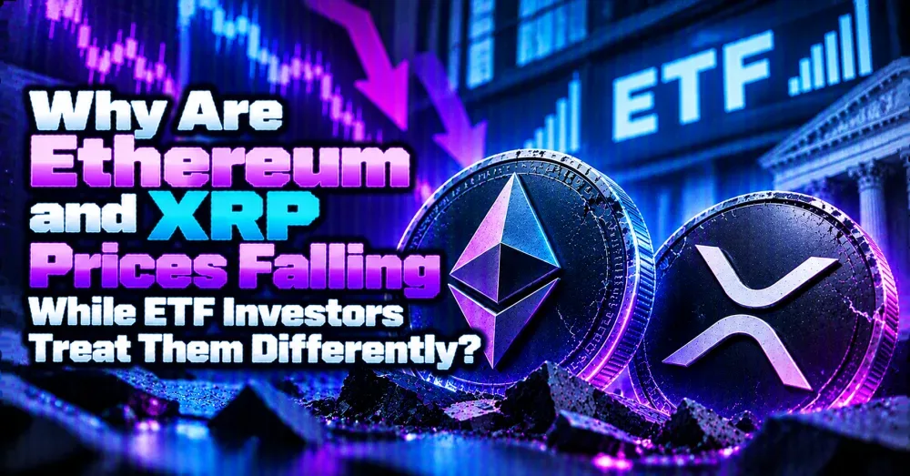 Why Are Ethereum and XRP Prices Falling While ETF Investors Treat Them Differently?