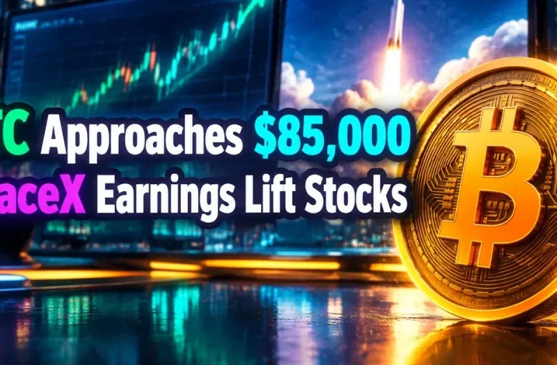Why Is Bitcoin Going Up? BTC Nears $85K as US Stocks Rise