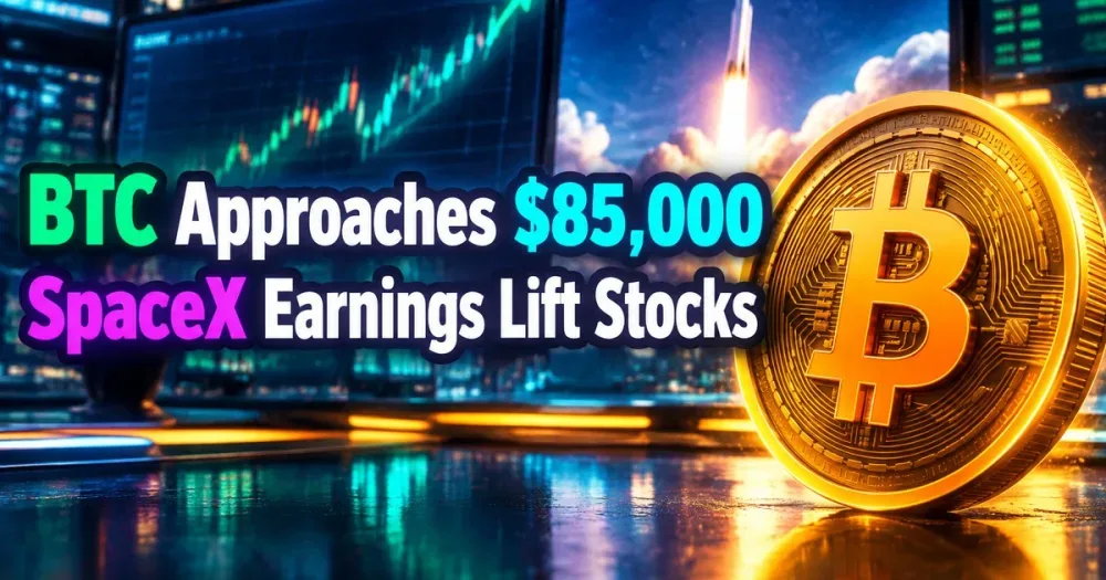 Why Is Bitcoin Going Up? BTC Nears $85K as US Stocks Rise