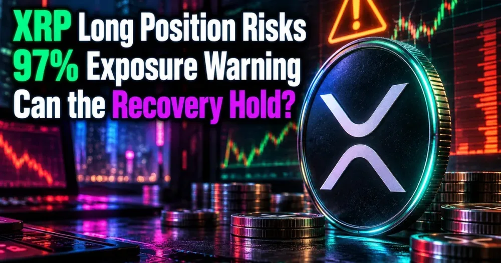 XRP Long Position Risks Mount With 97% Exposure Warning: Can the Recovery Hold?