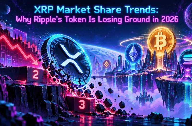 XRP Market Share Trends: Why Ripple’s Token Is Losing Ground in 2026