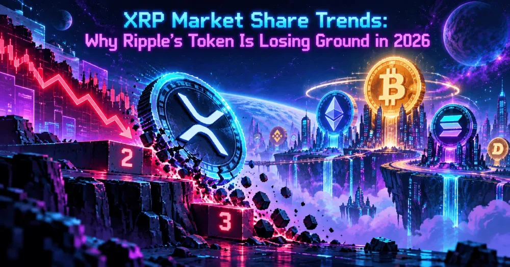 XRP Market Share Trends: Why Ripple’s Token Is Losing Ground in 2026