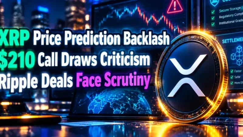 XRP Price Prediction Backlash Explained: $210 Forecast, Ripple Announcements and Risks