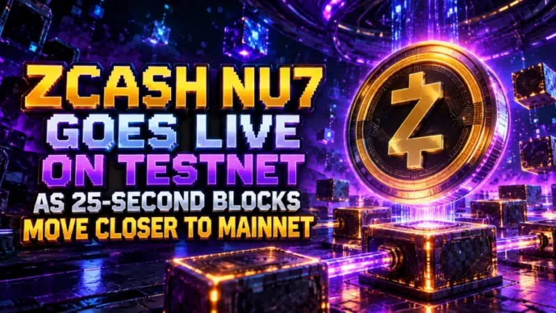Zcash NU7 Goes Live on Testnet as 25-Second Blocks Move Closer to Mainnet
