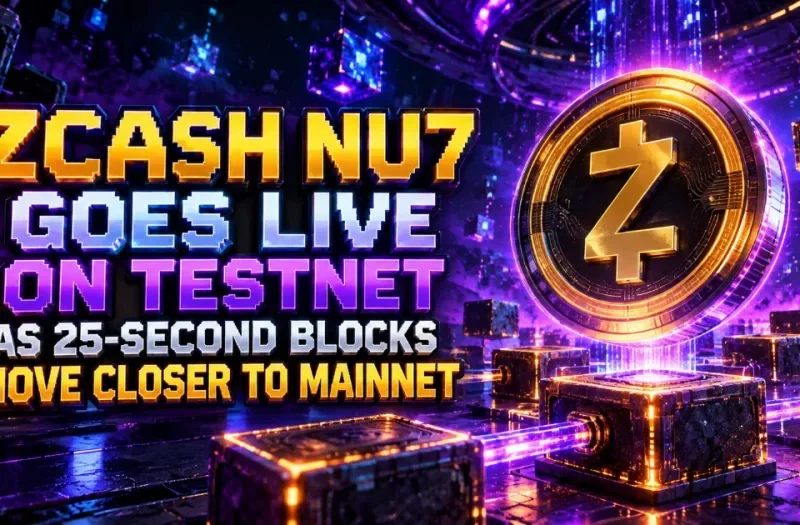 Zcash NU7 Goes Live on Testnet as 25-Second Blocks Move Closer to Mainnet